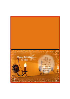 카드|생일 축하 카드(촛불)